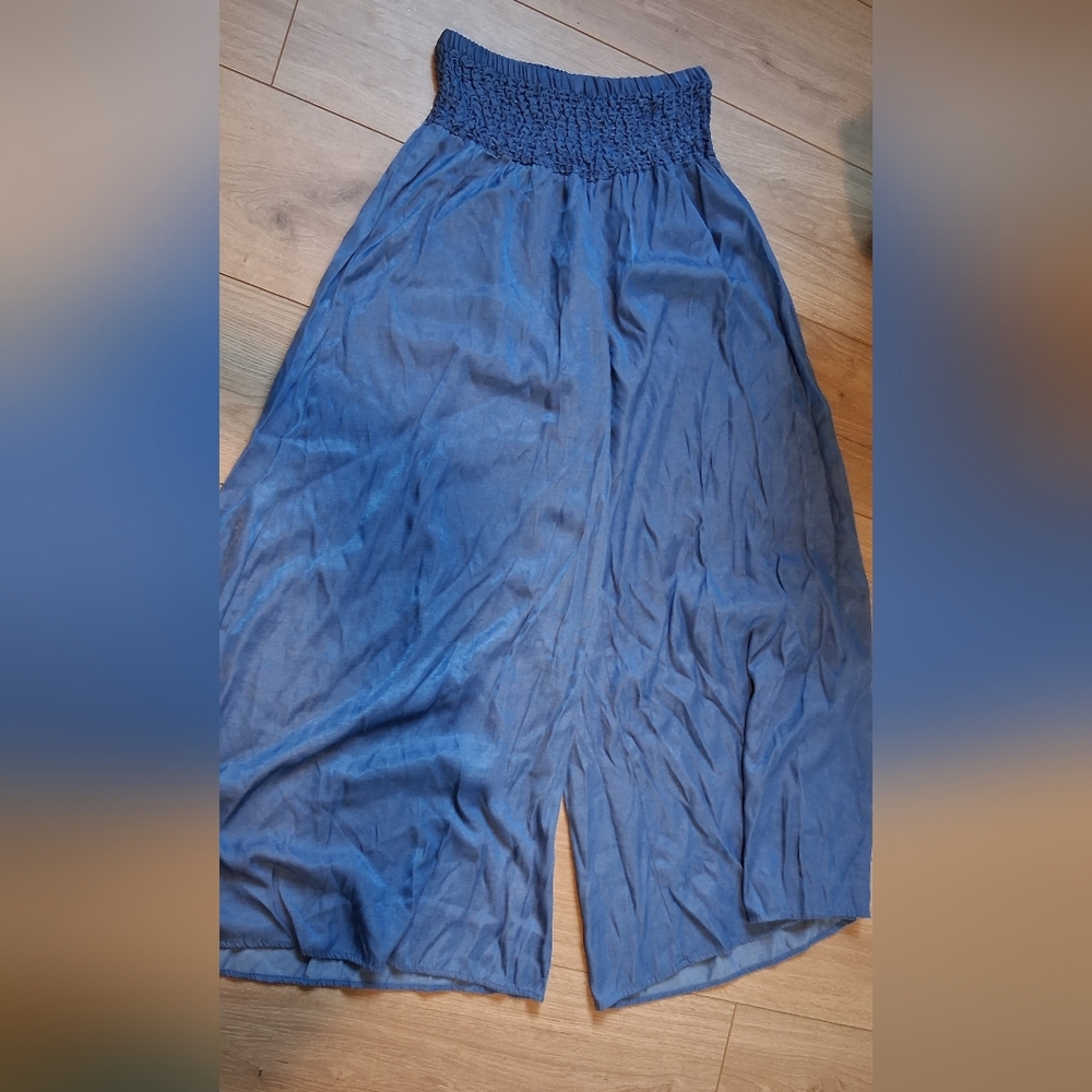 Blue Wide Legged Pants